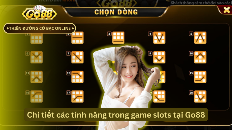 Chi tiết các tính năng trong game slots tại Go88