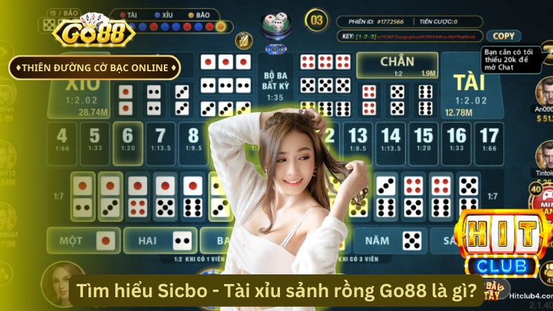 Tìm hiểu Sicbo - Tài xỉu sảnh rồng Go88 là gì?