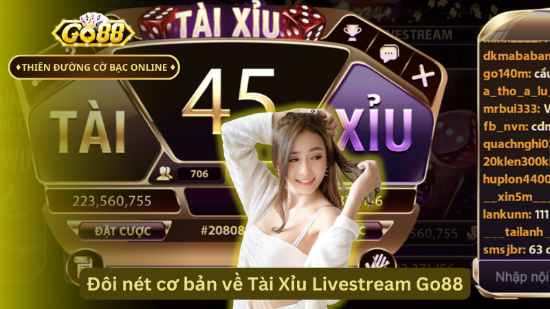 Đôi nét cơ bản về Tài Xỉu Livestream Go88